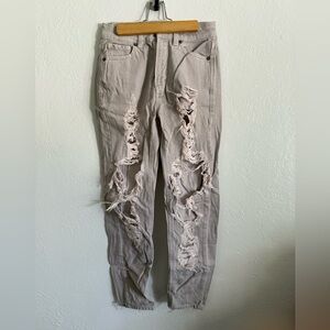 American Eagle Outfitters Light Gray Jeans